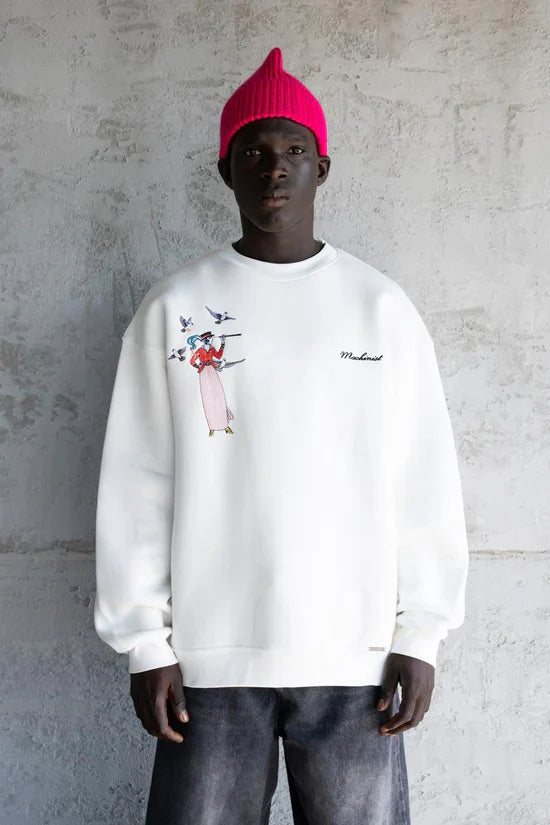 Erkek Nakışlı Sweatshirt