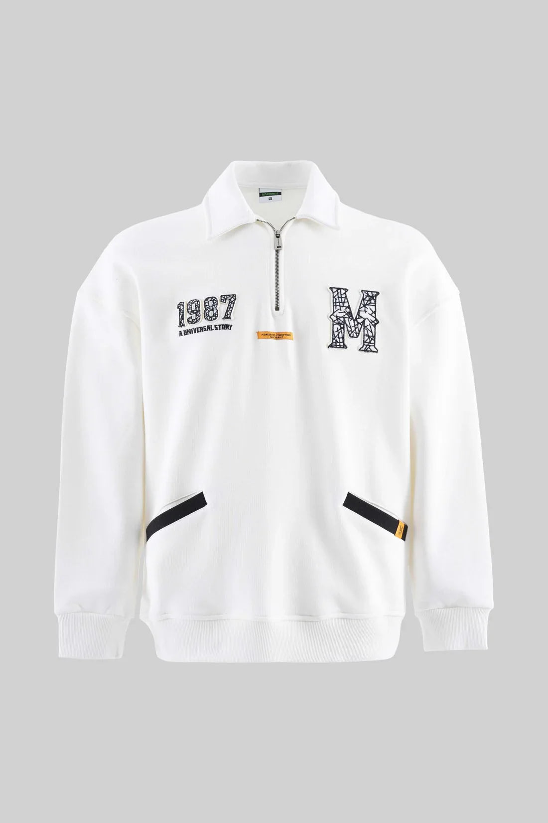 Erkek Polo Yaka Sweatshirt