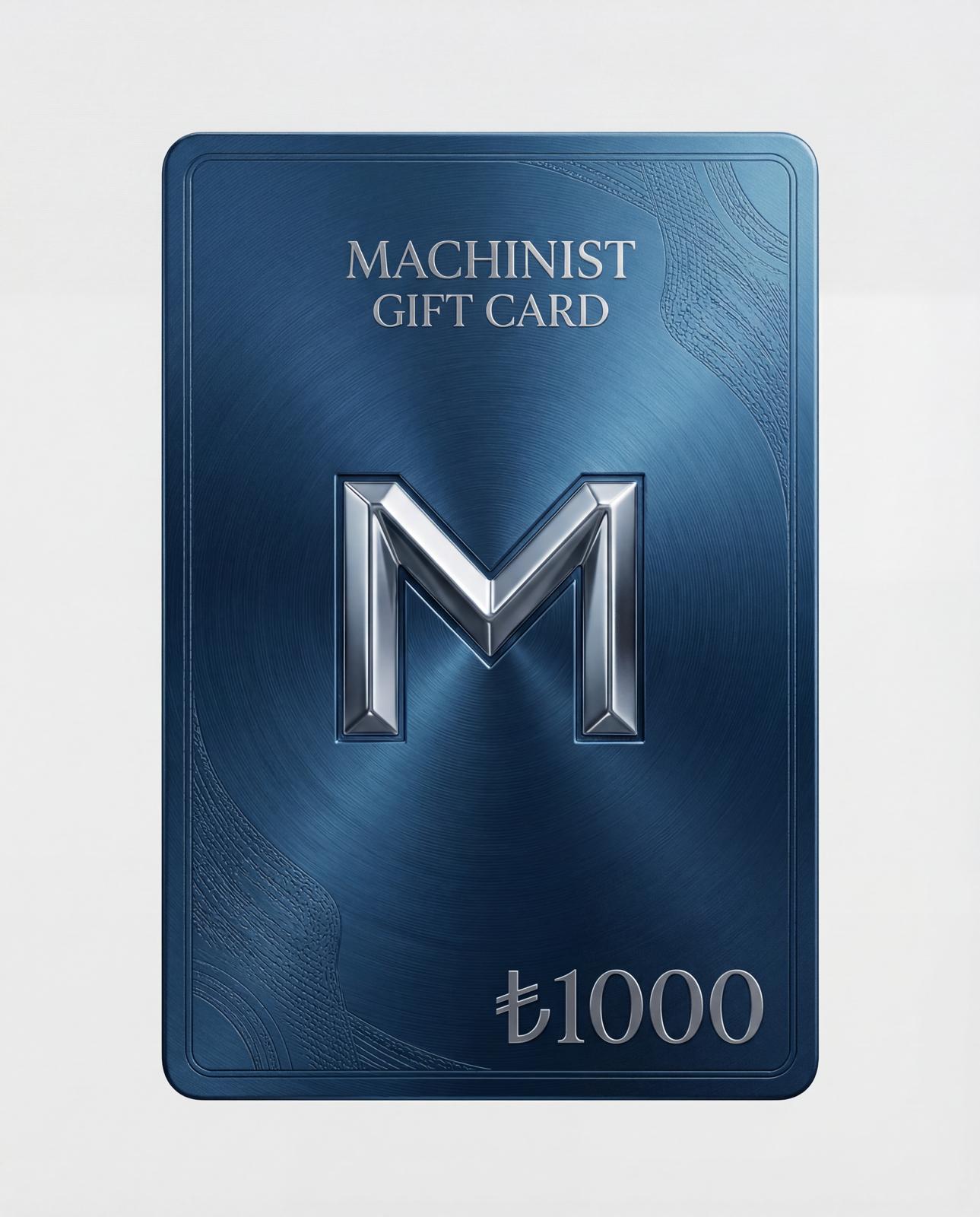 Machinist Gift Card