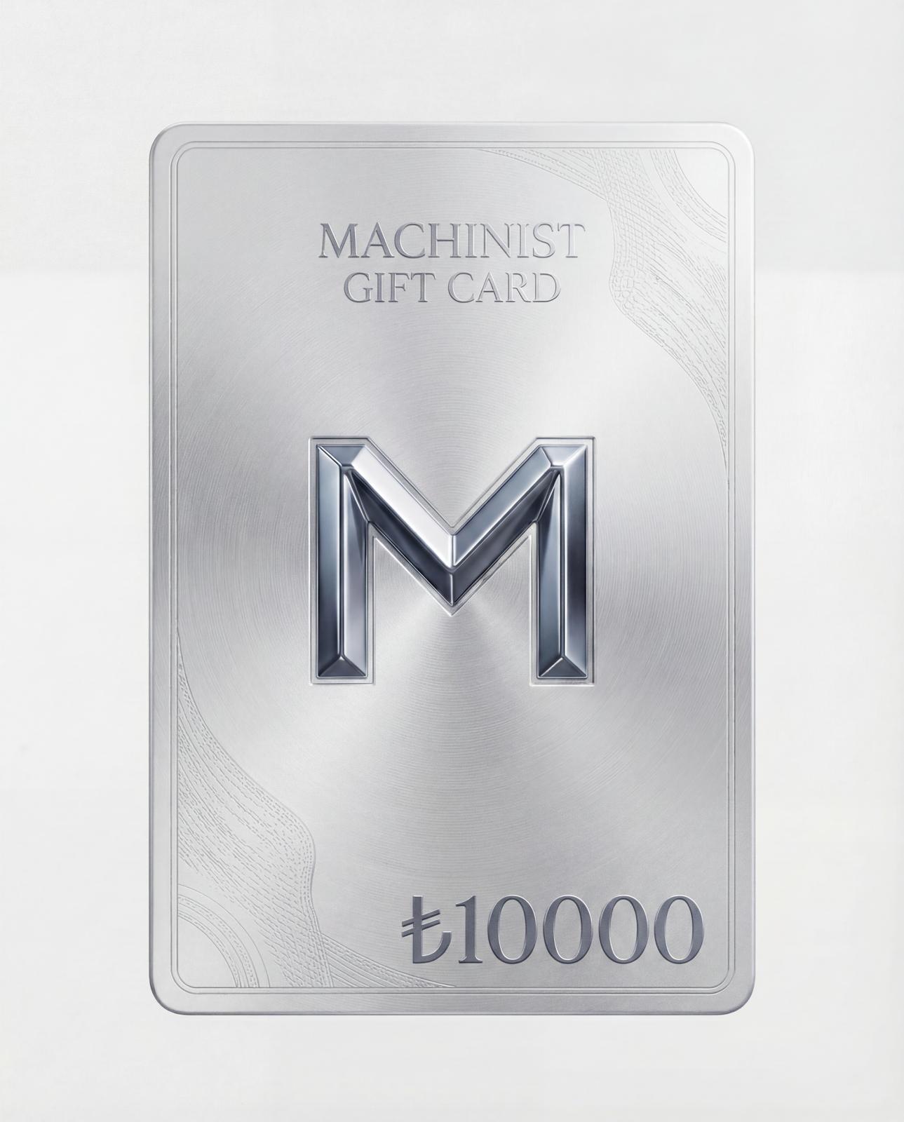 Machinist Gift Card