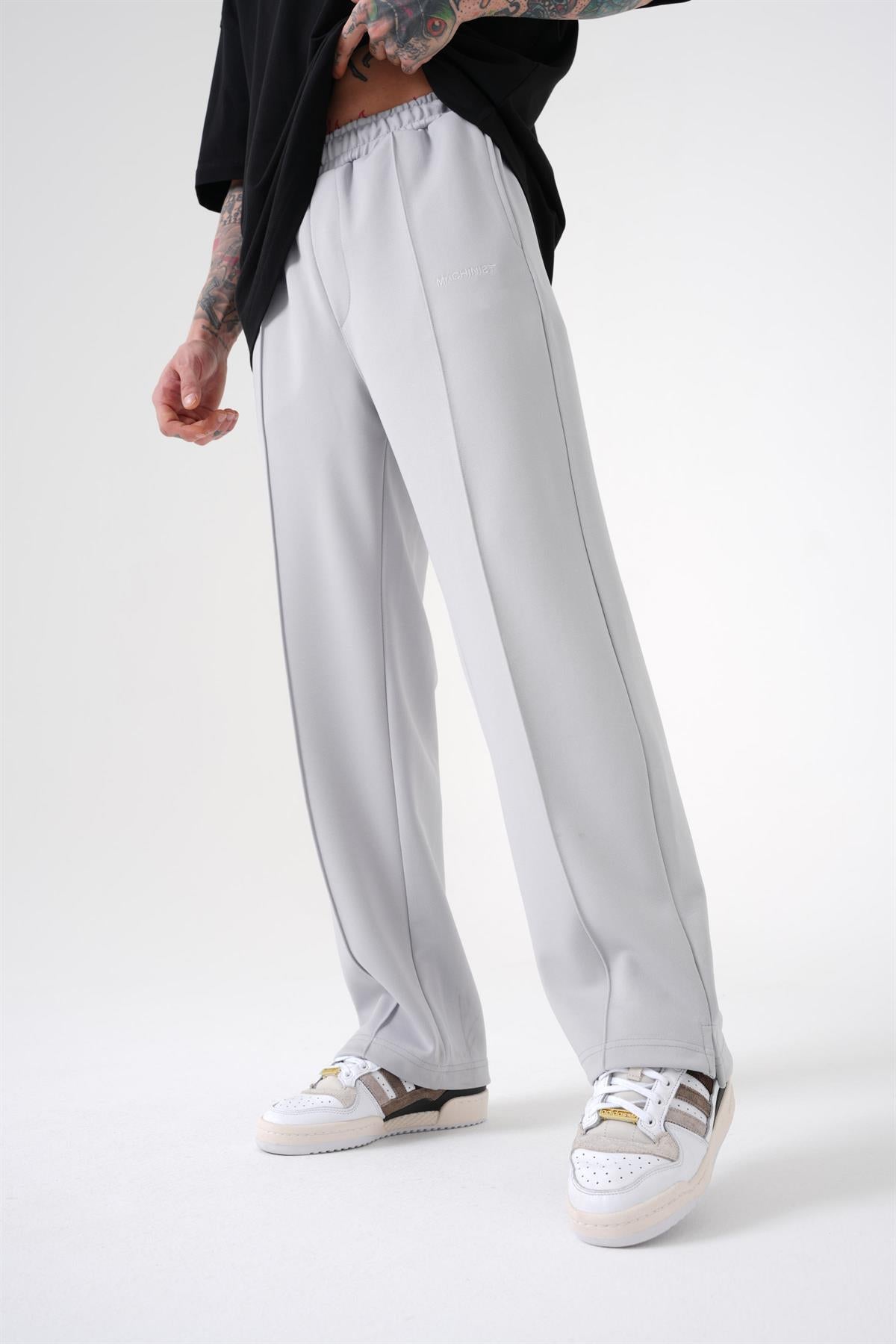 Erkek Baggy Relaxed Premium Eşofman Altı Gri