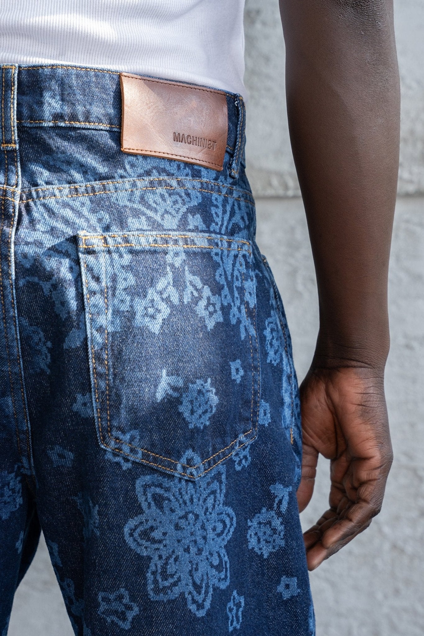 BAROQUE PATTERNED JEAN Barok Desenli