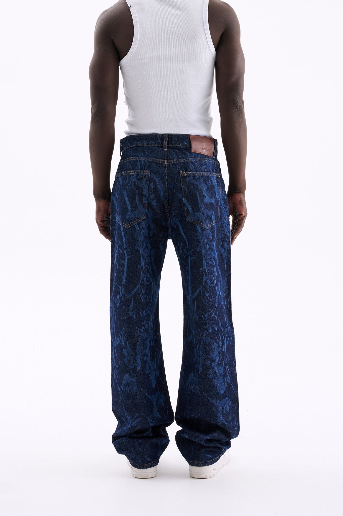 BAROQUE PATTERNED JEAN Melek Desenli