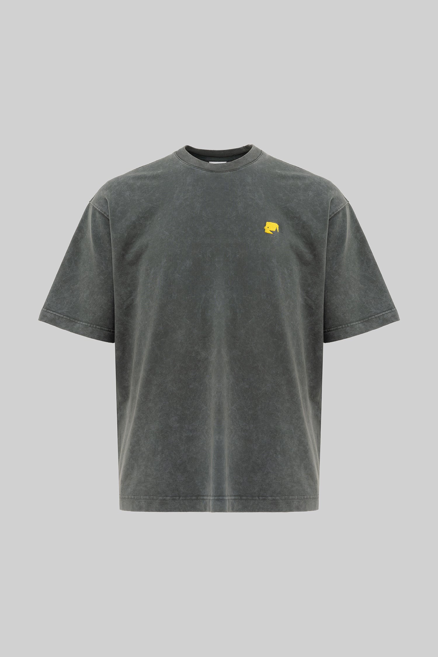 Erkek 1987 Patched Baskılı Oversize Tişört Haki