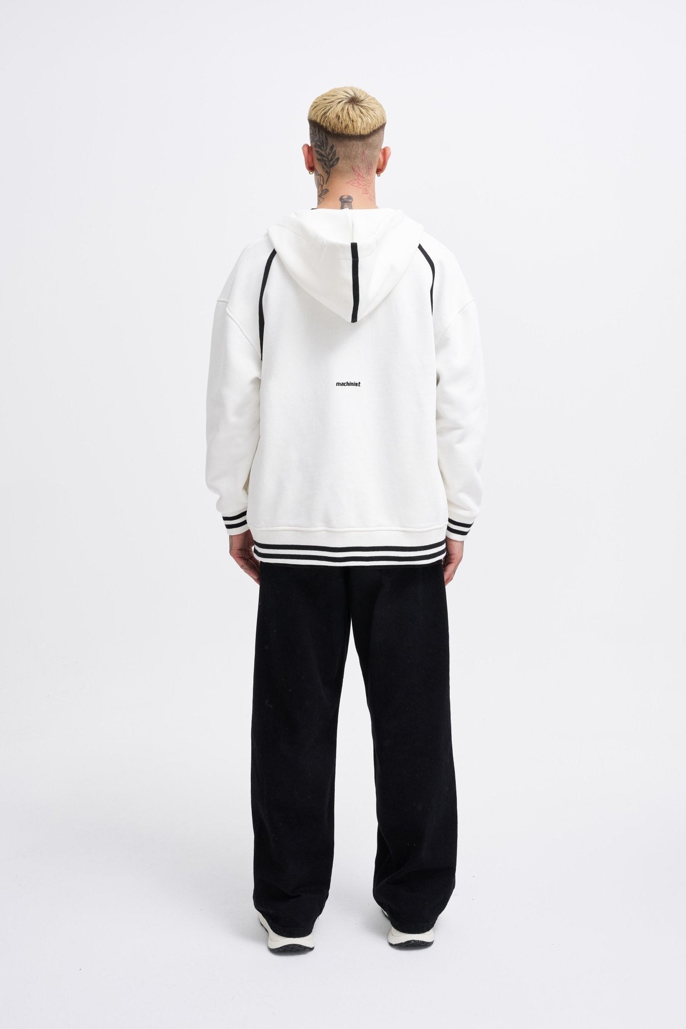 Erkek 87 Aplique Zip Jacket Ekru