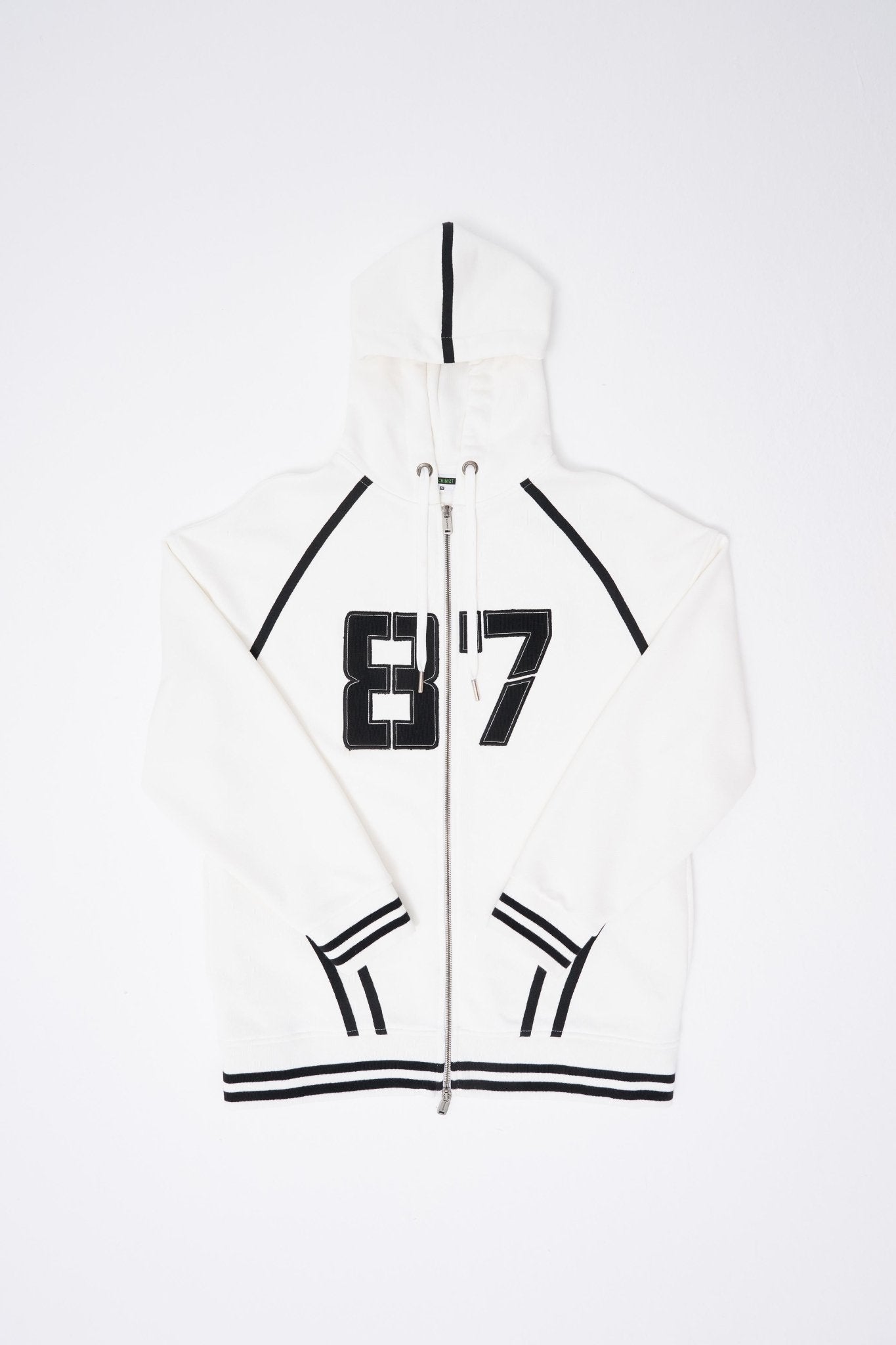 Erkek 87 Aplique Zip Jacket Ekru