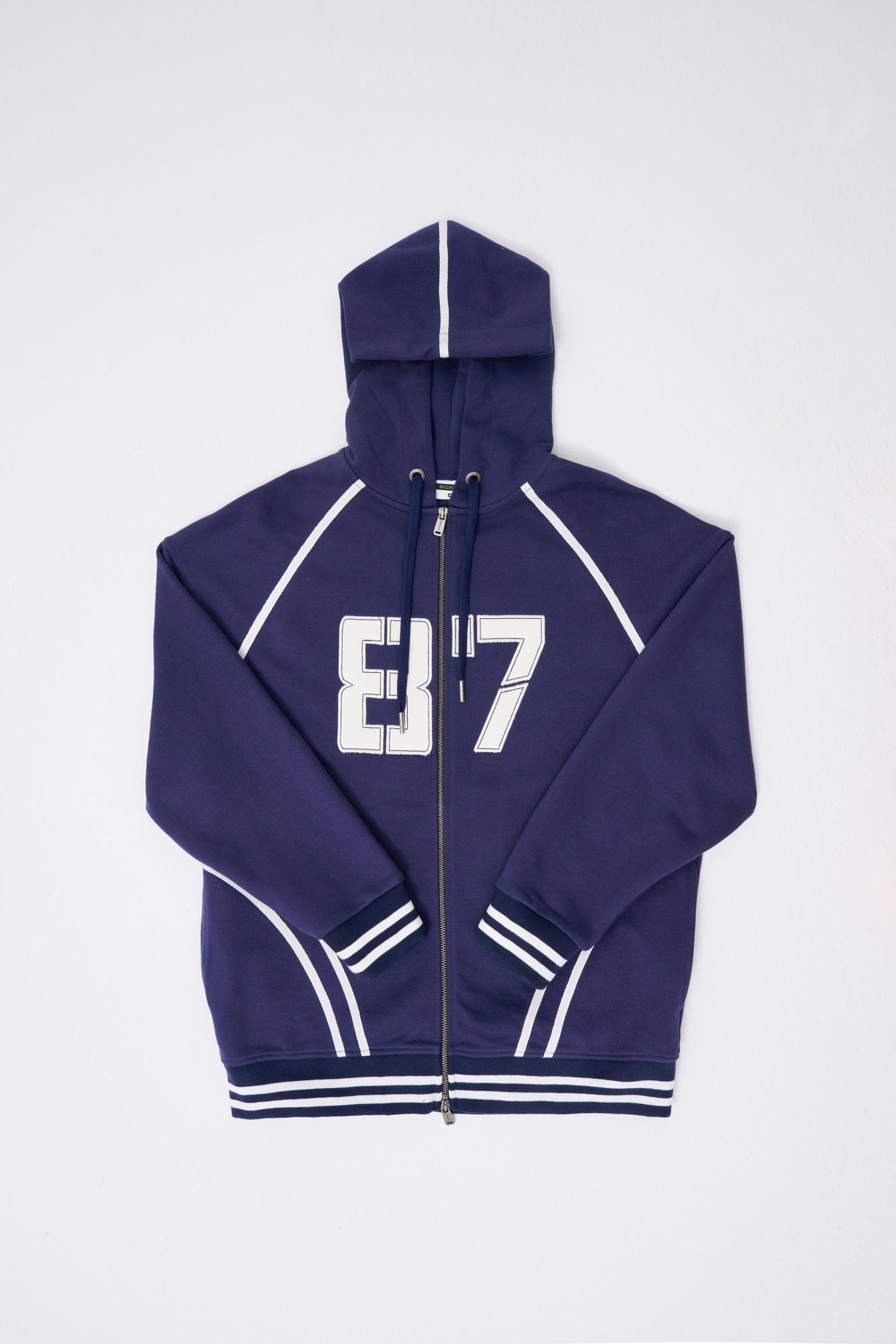 Erkek 87 Aplique Zip Jacket Gece Mavisi