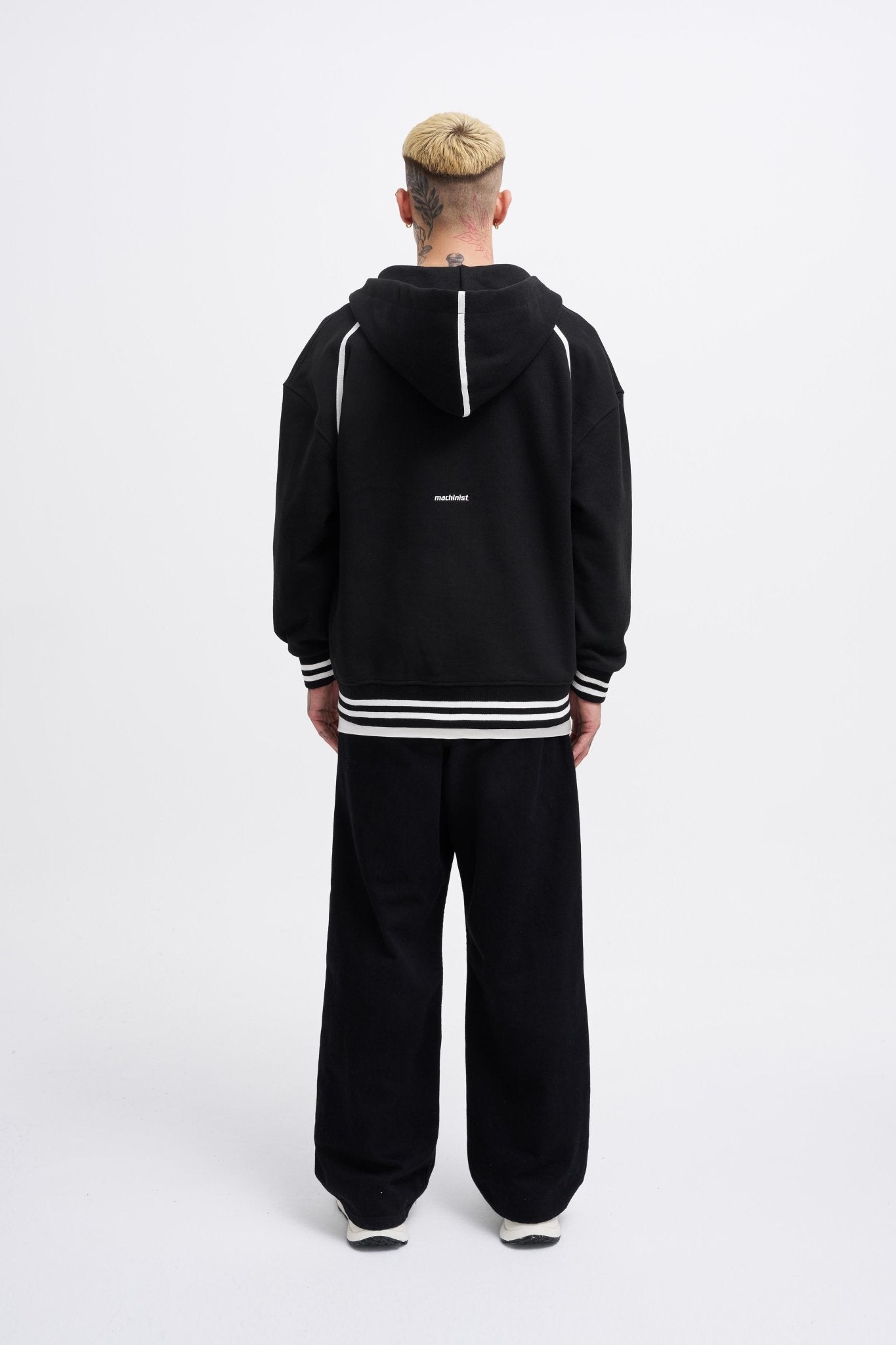 Erkek 87 Aplique Zip Jacket Siyah