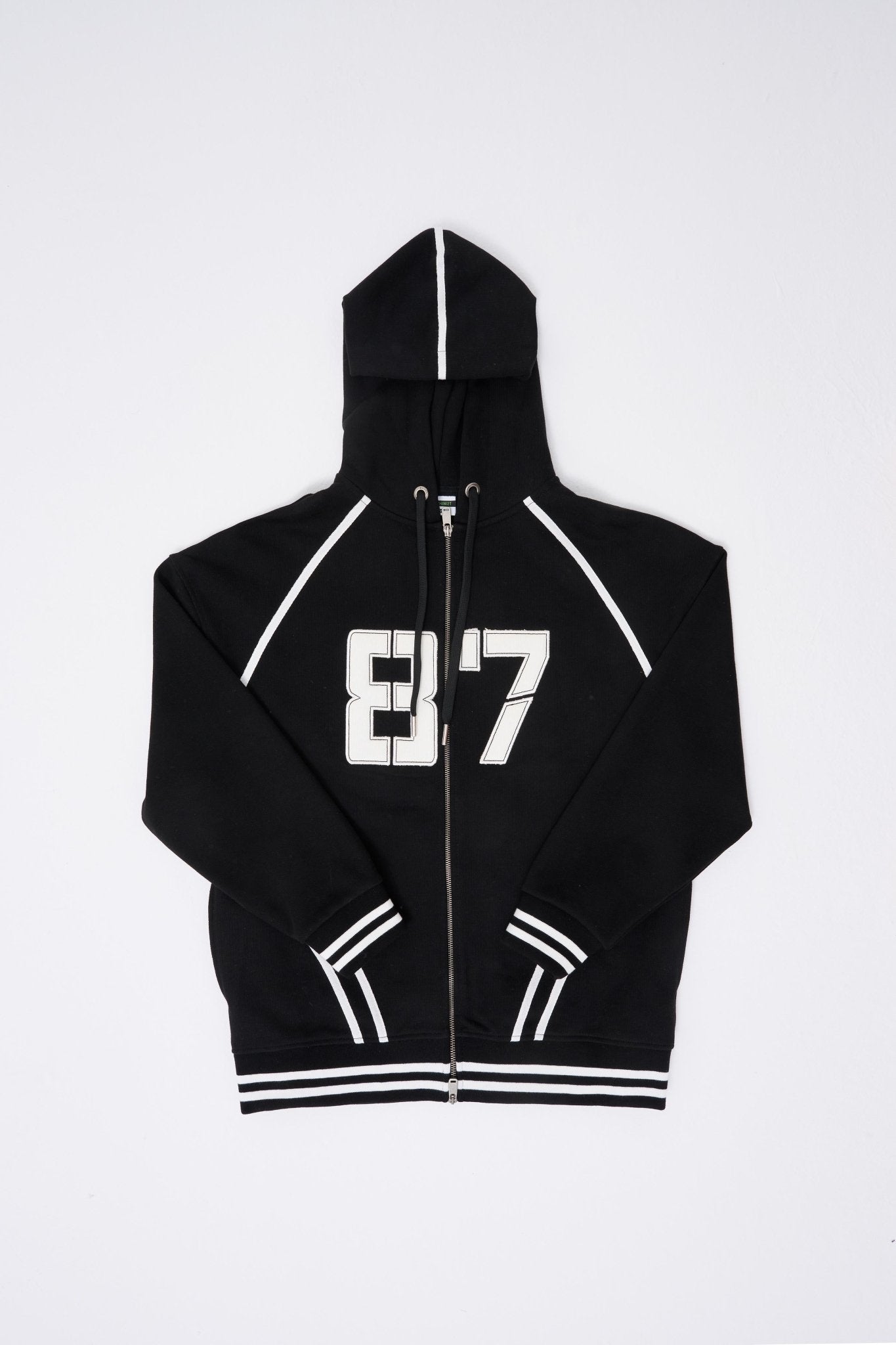 Erkek 87 Aplique Zip Jacket Siyah