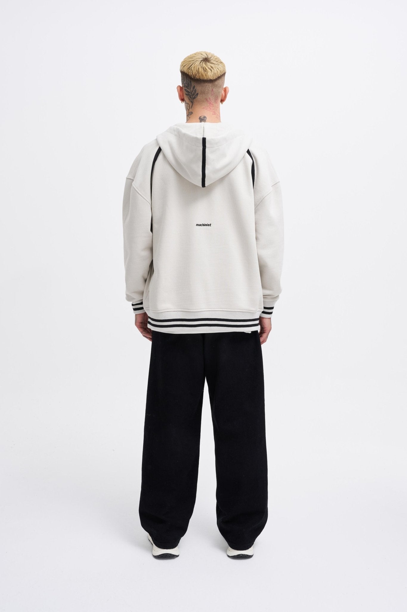 Erkek 87 Aplique Zip Jacket Uzay Grisi