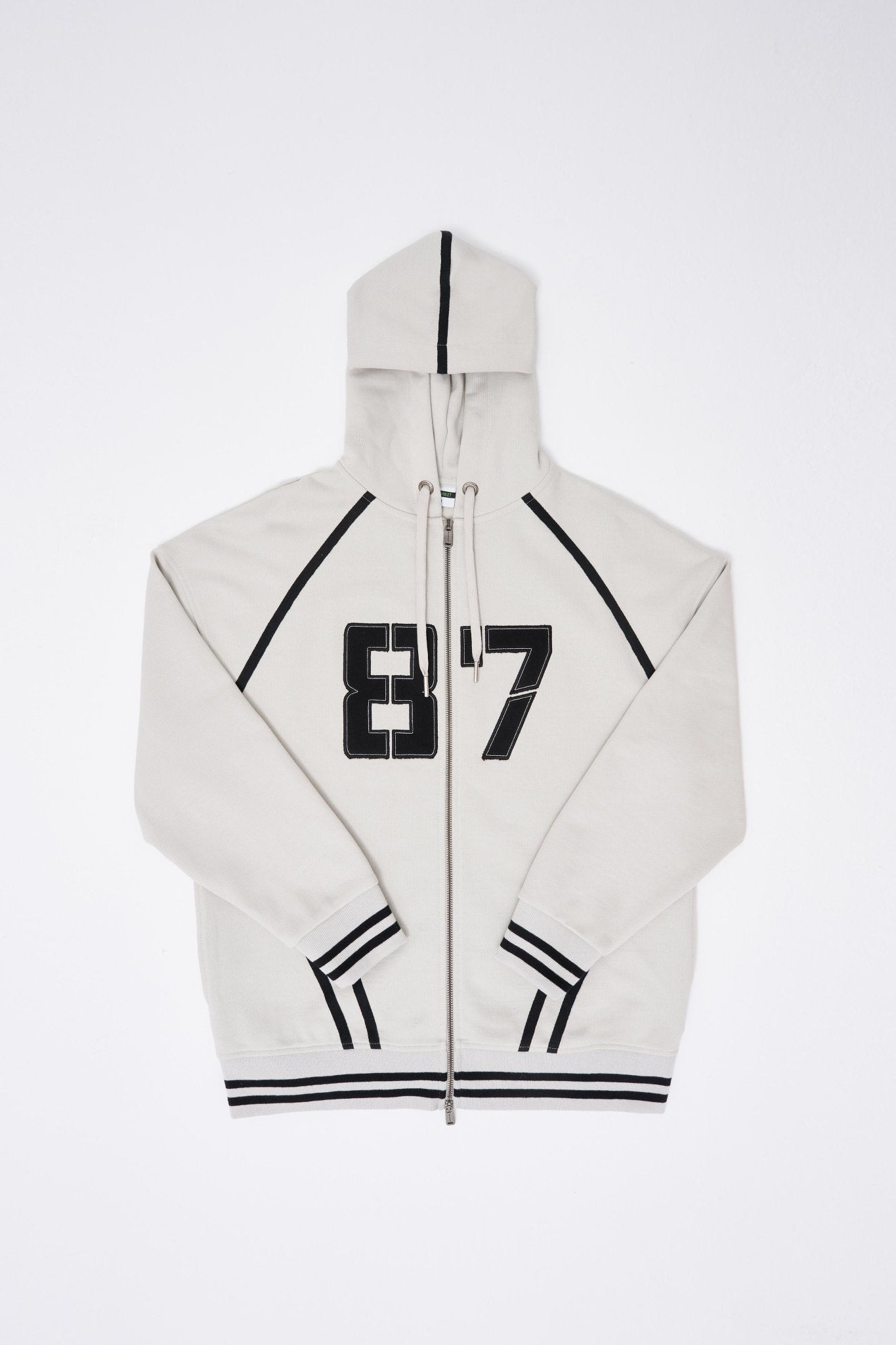 Erkek 87 Aplique Zip Jacket Uzay Grisi
