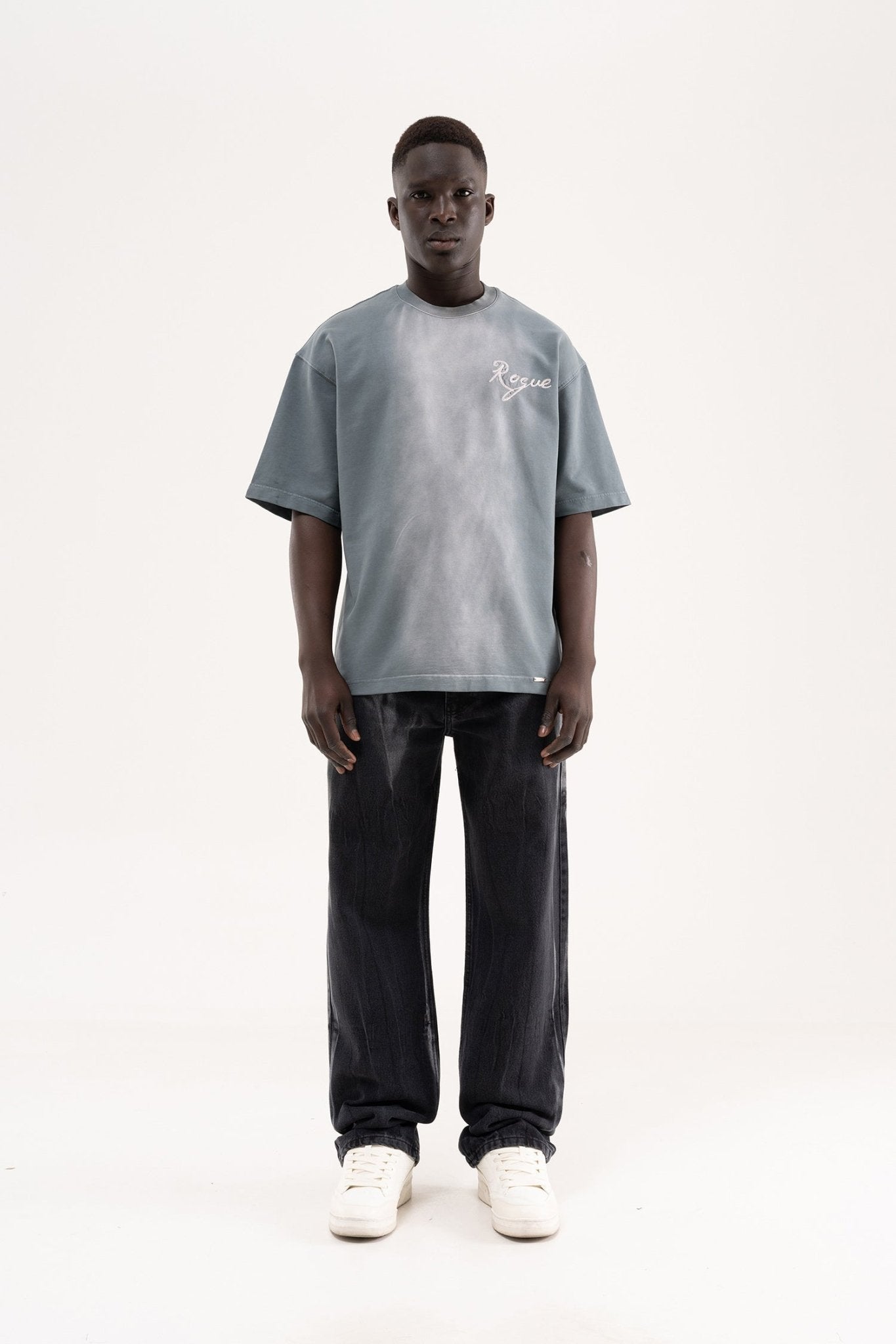 Erkek Baggy Jean Pantolon Siyah