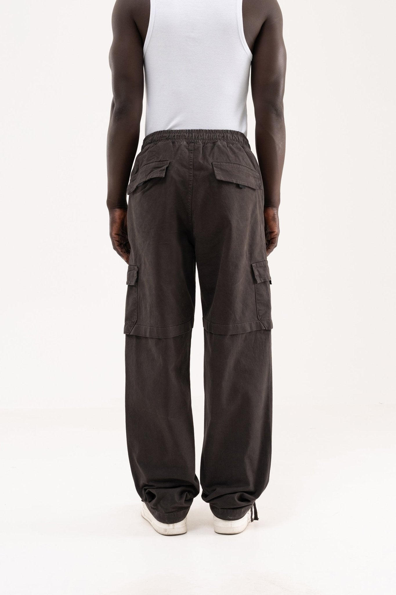 Erkek Baggy Kargo Pantolon Duman