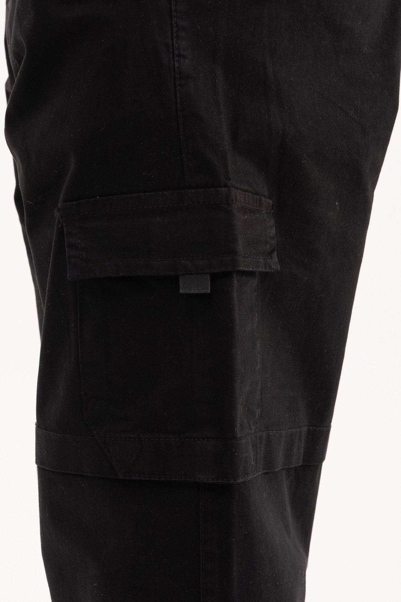 Erkek Baggy Kargo Pantolon Siyah