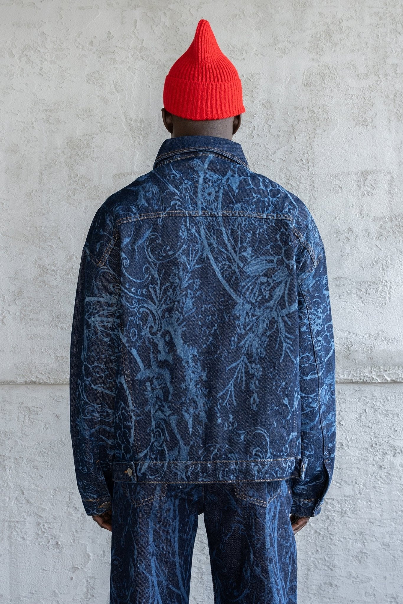 Erkek Barok Desenli Ceket Paisley Desenli