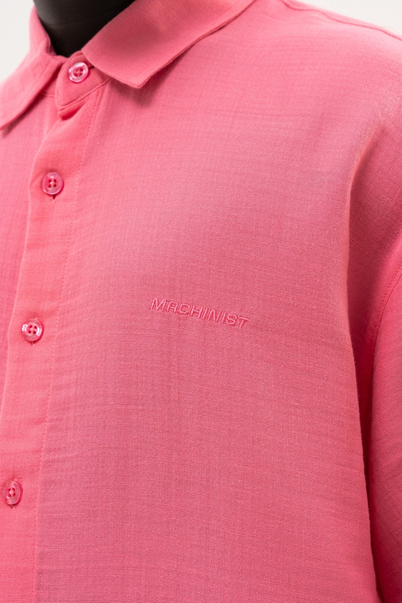 Erkek Basic Cotton Gömlek Pembe