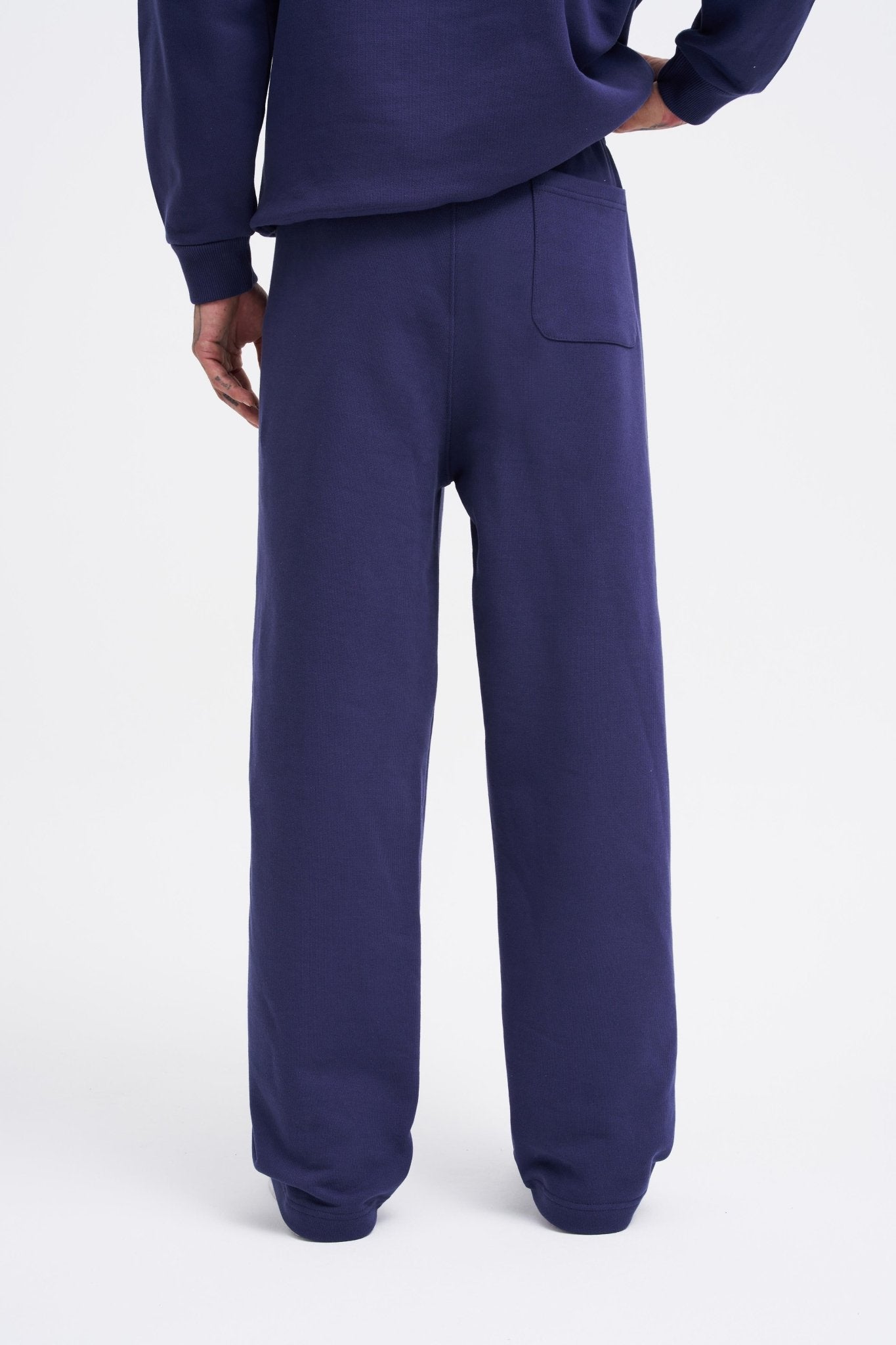 Erkek Basic Diagonal Baggy Eşofman Altı Gece Mavisi