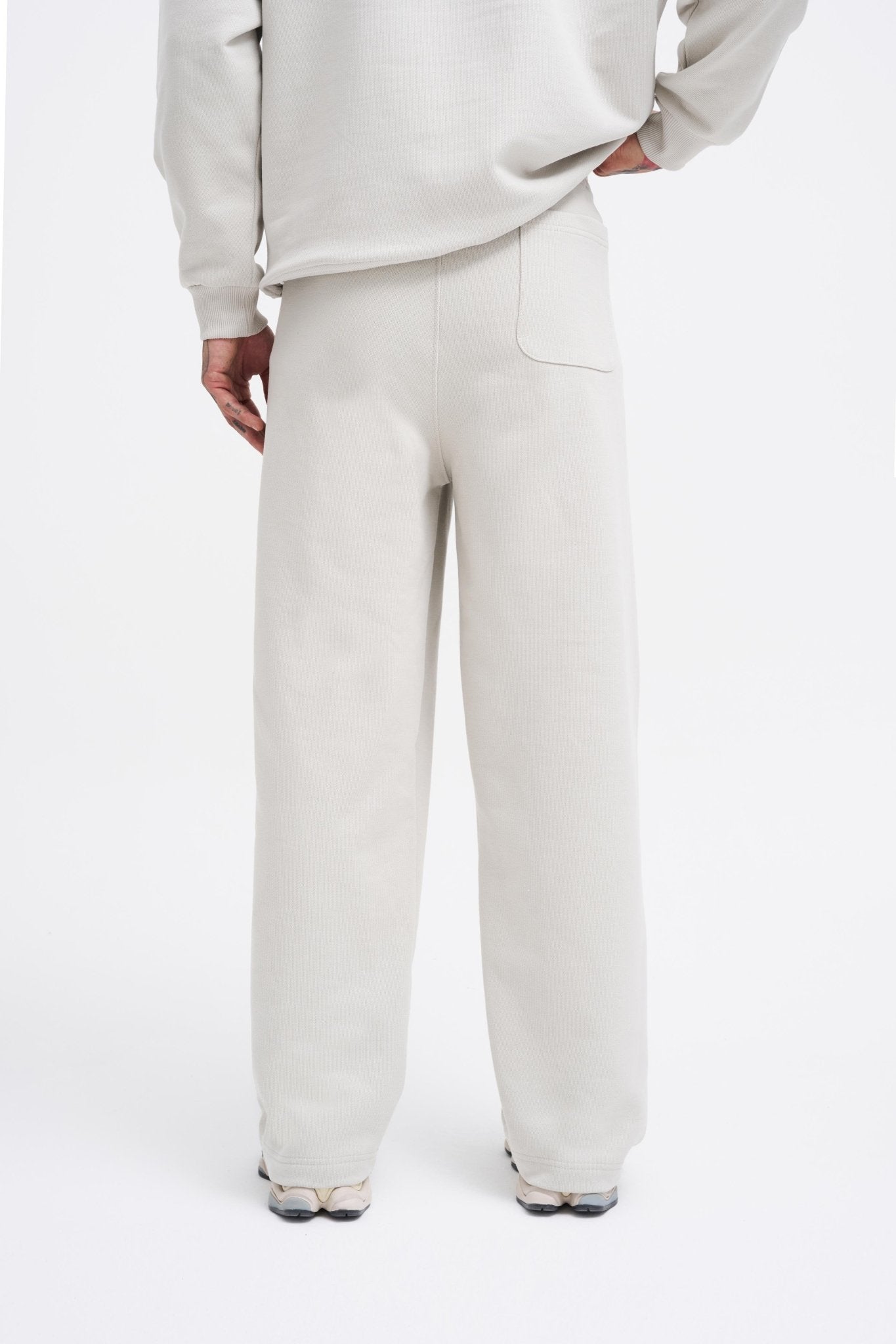 Erkek Basic Diagonal Baggy Eşofman Altı Uzay Grisi