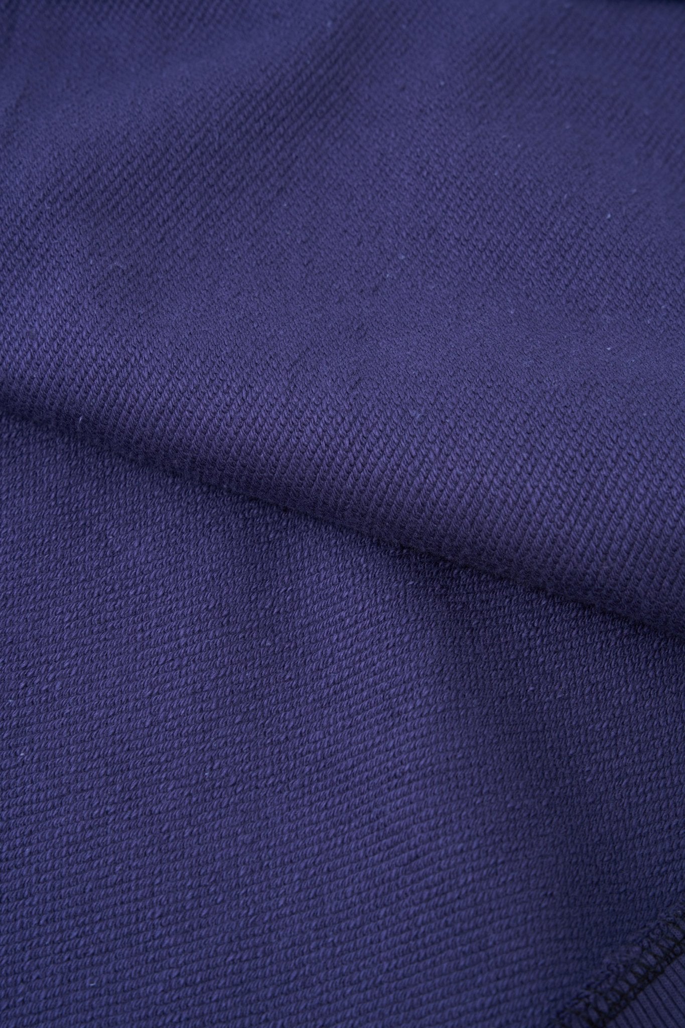 Erkek Basic Diagonel Kapüşonlu Sweatshirt Gece Mavisi
