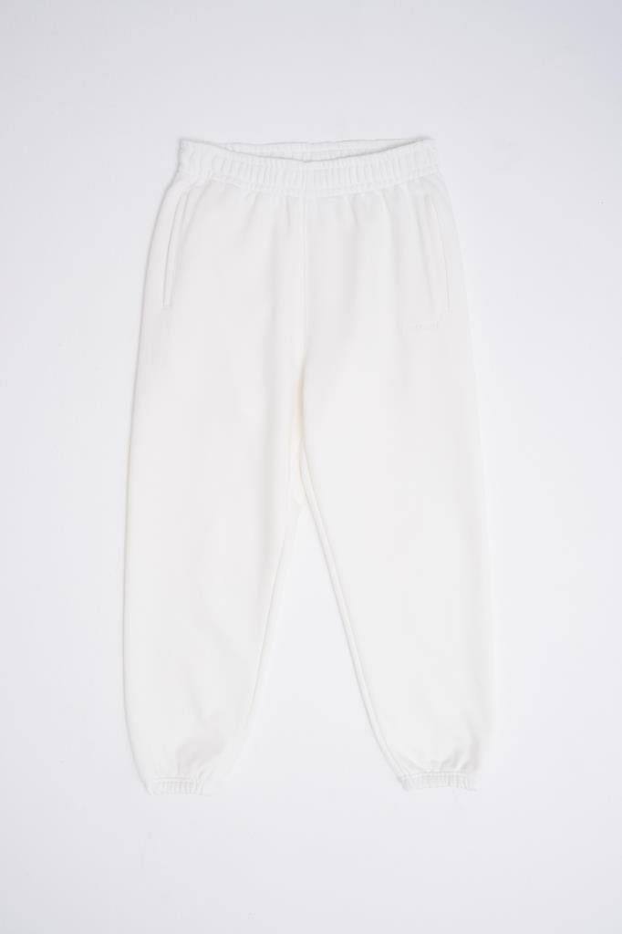Erkek Basic Diagonel Jogger Eşofman Altı Ekru