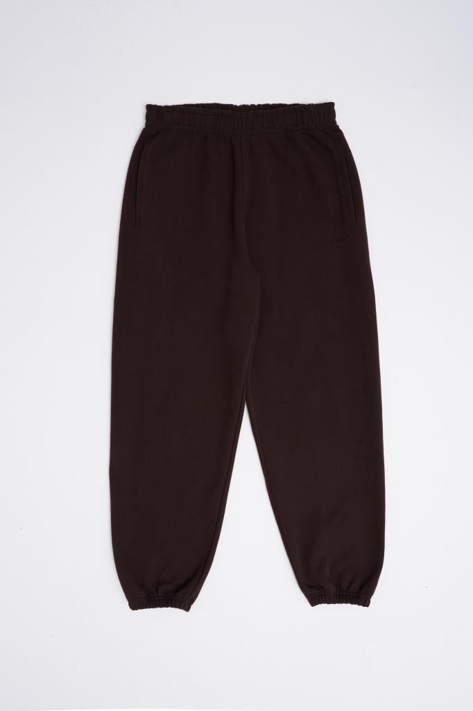Erkek Basic Diagonel Jogger Eşofman Altı Koyu Kahverengi