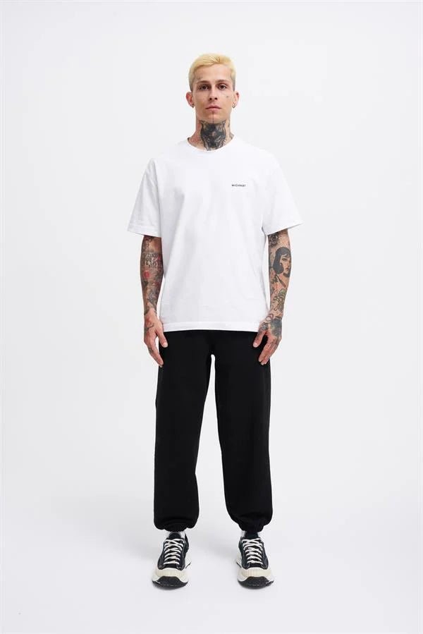 Erkek Basic Diagonel Jogger Eşofman Altı Siyah