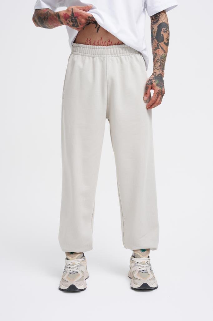 Erkek Basic Diagonel Jogger Eşofman Altı Uzay Grisi
