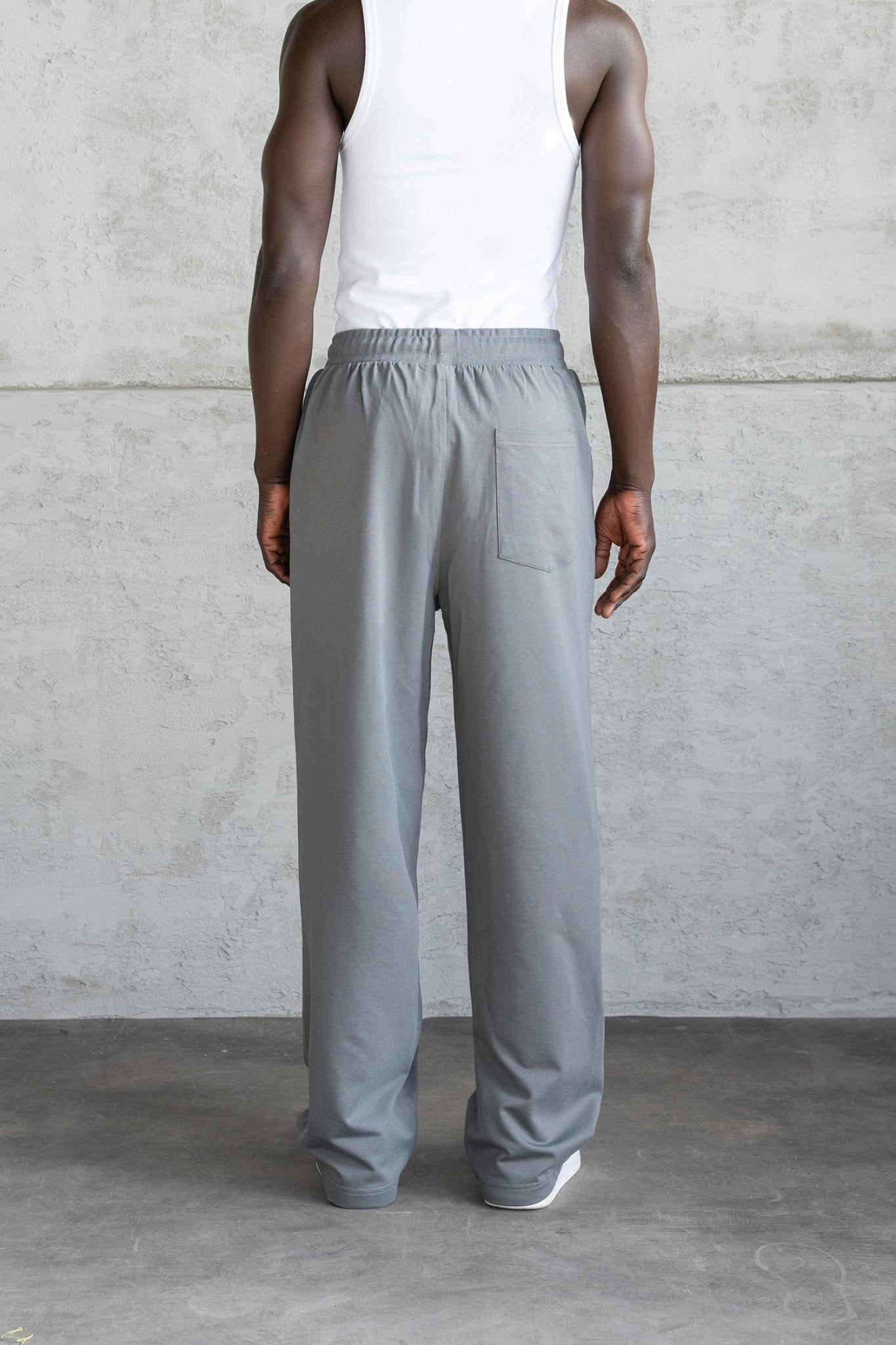 Erkek Basic Oversize Baggy Eşofman Altı Duman
