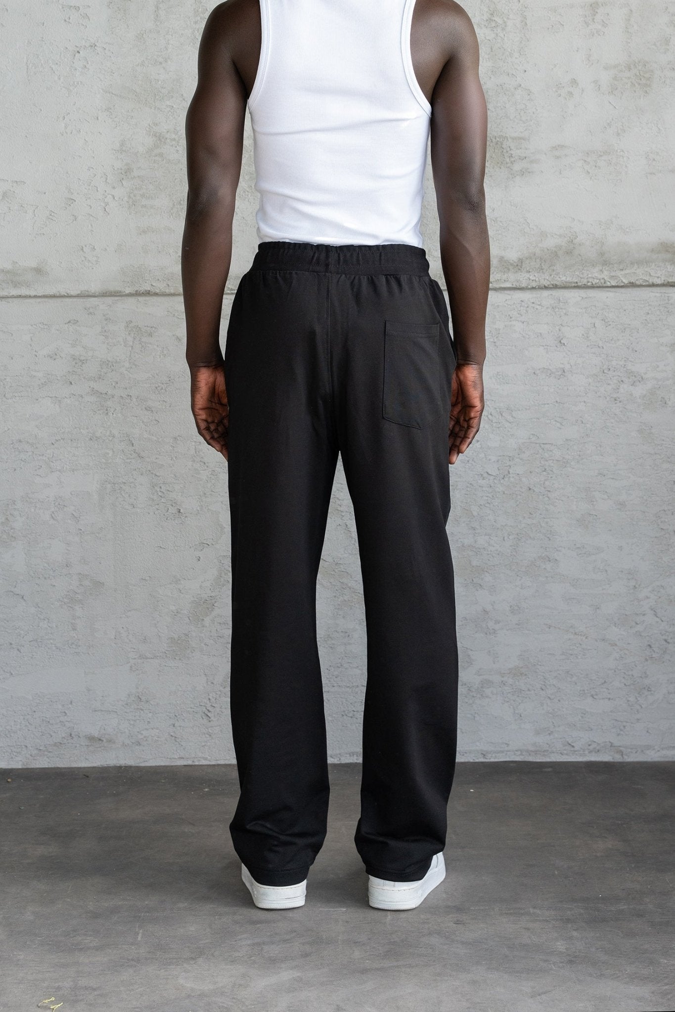 Erkek Basic Oversize Baggy Eşofman Altı Siyah