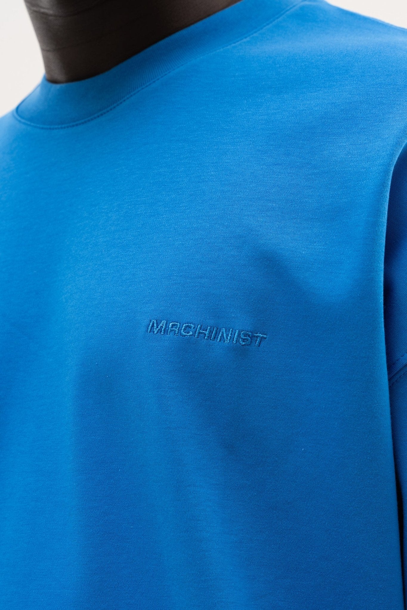 Erkek Basic Oversize Tişört Açık Mavi