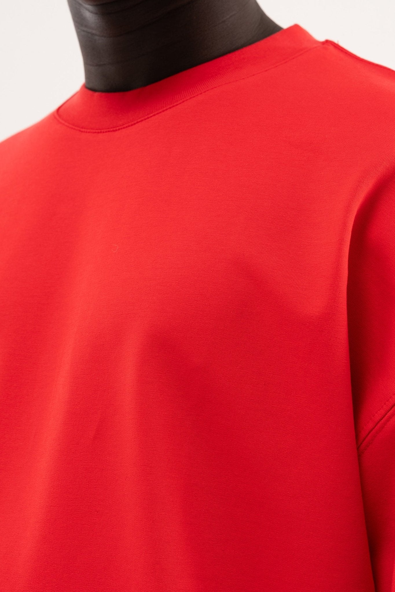 Erkek Basic Oversize Tişört Kırmızı