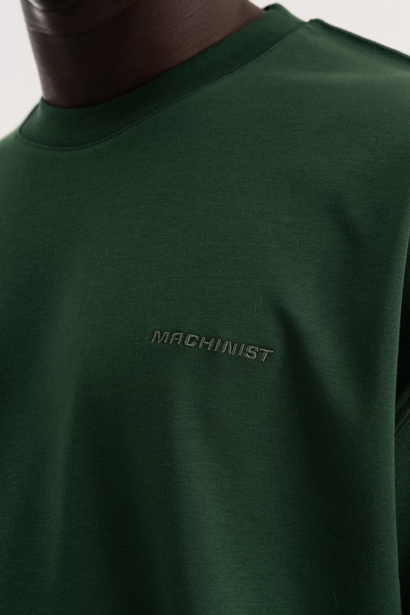 Erkek Basic Oversize Tişört Yeşil