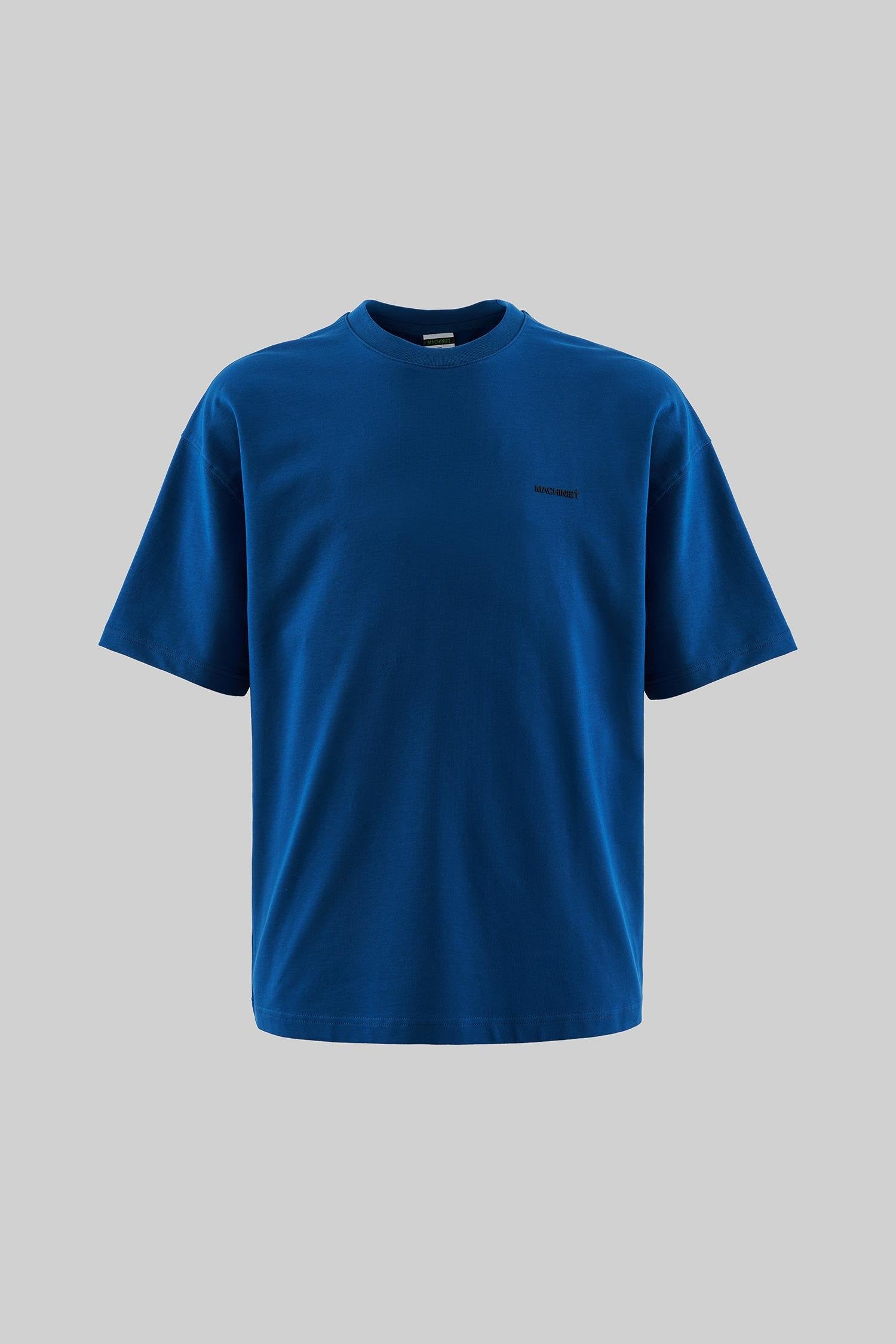Erkek Basic Pamuklu Oversize Tişört Indigo