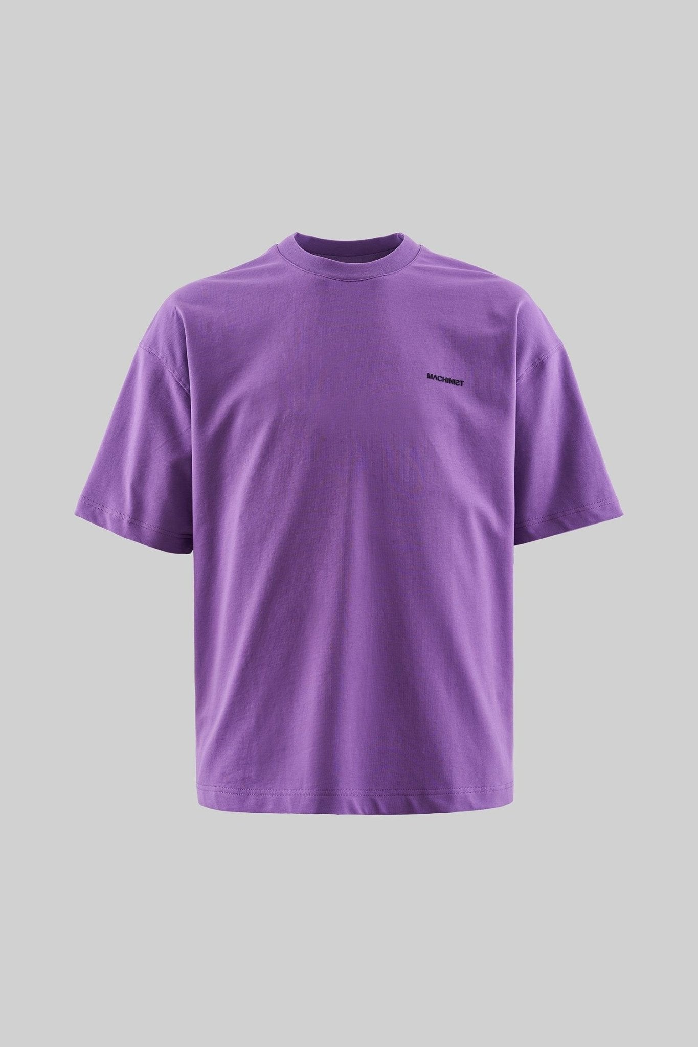 Erkek Basic Pamuklu Oversize Tişört Mor