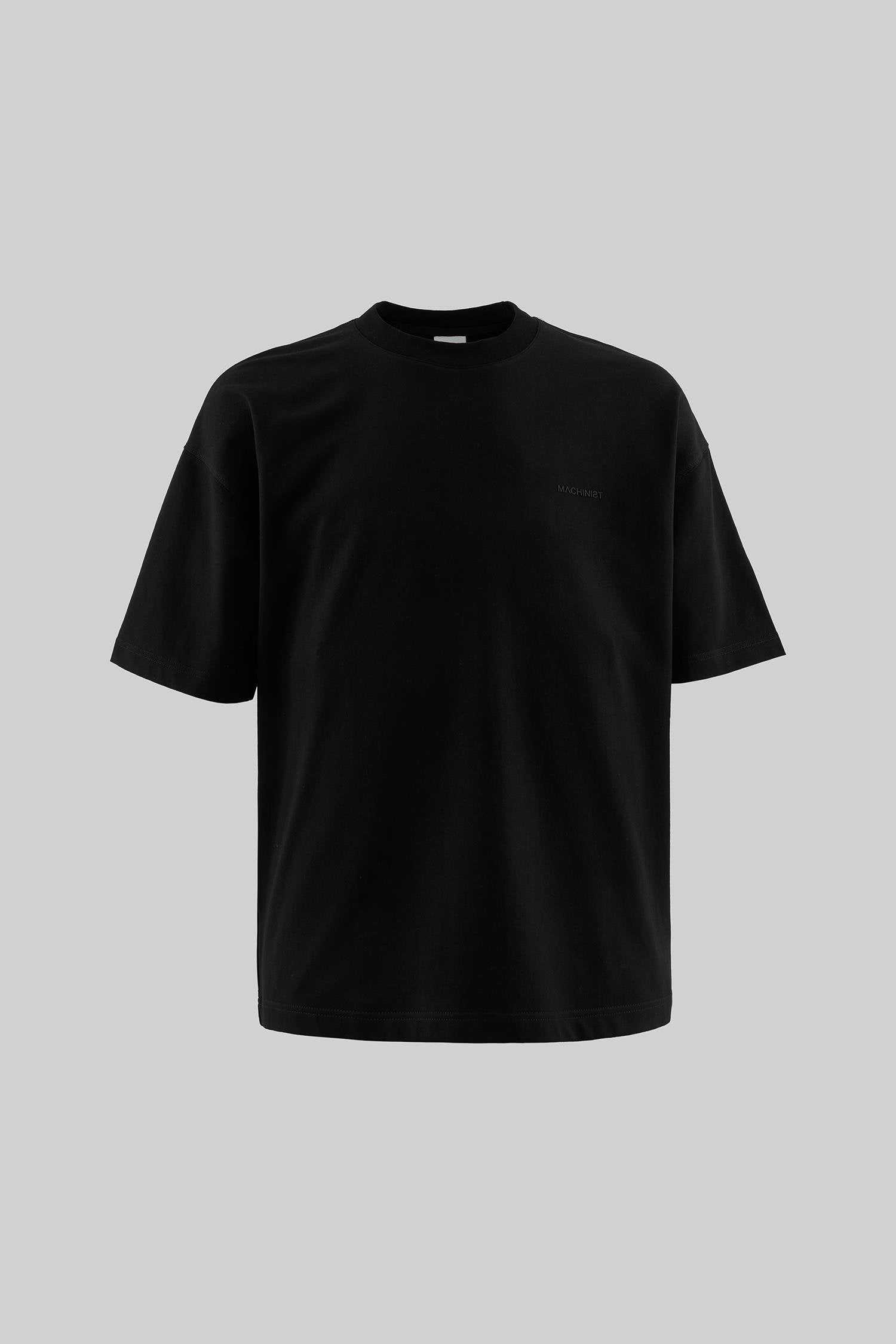 Erkek Basic Pamuklu Oversize Tişört Siyah