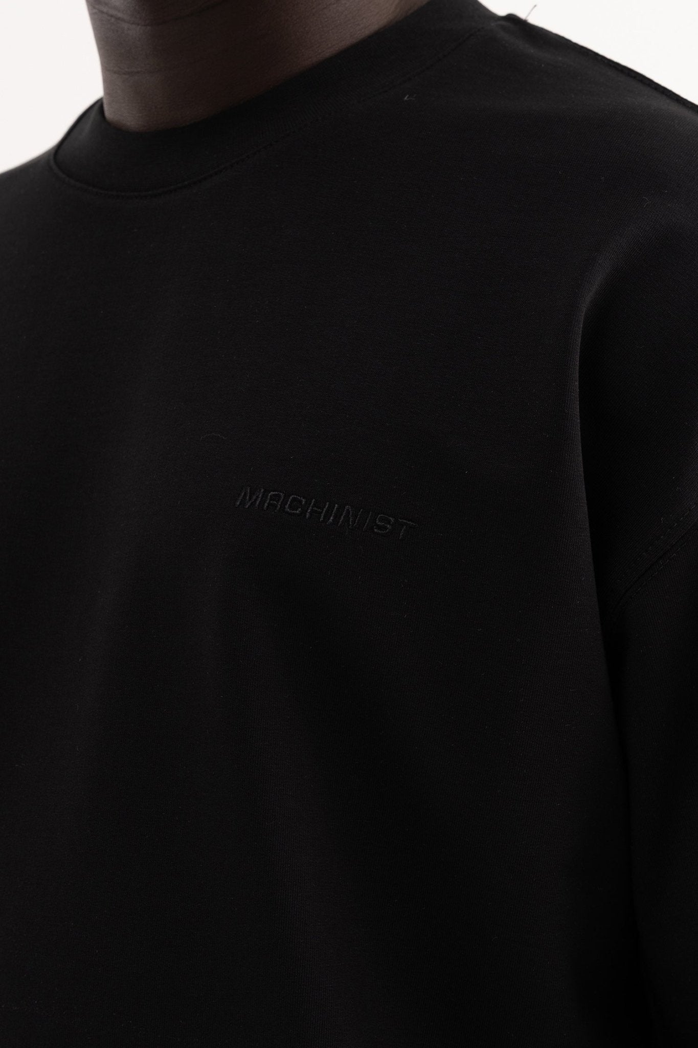 Erkek Basic Pamuklu Oversize Tişört Siyah