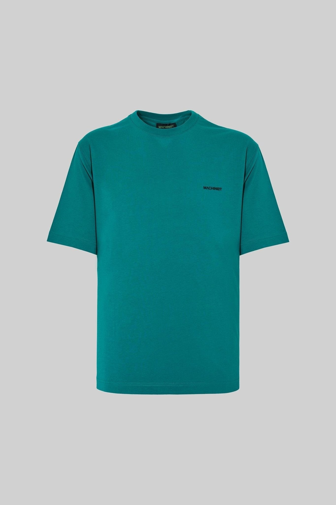 Erkek Basic Relaxed İnce Pamuklu Tişört Benetton Yeşili