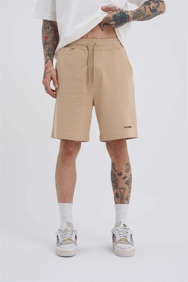 Erkek Basic Relaxed Şort Bej
