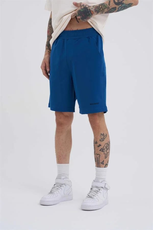 Erkek Basic Relaxed Şort Indigo