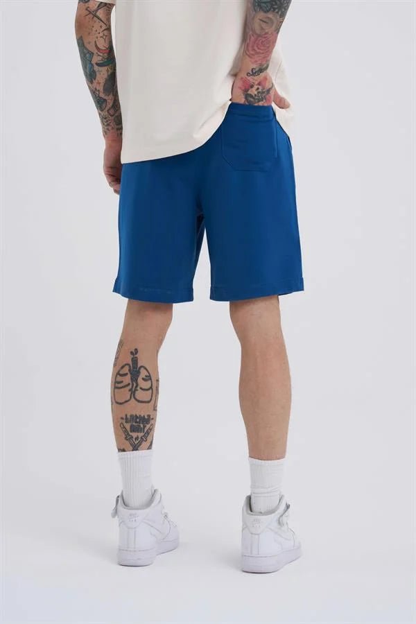 Erkek Basic Relaxed Şort Indigo