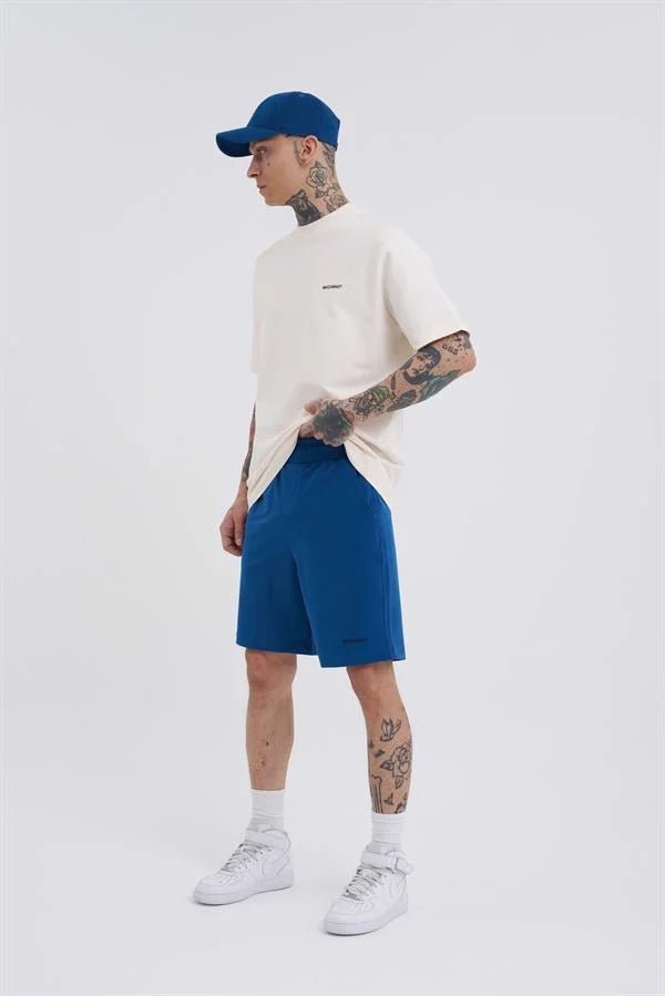 Erkek Basic Relaxed Şort Indigo