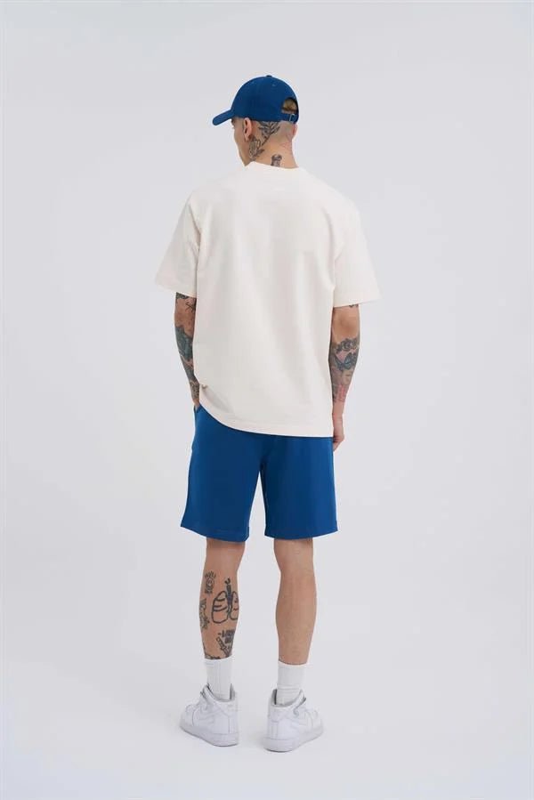 Erkek Basic Relaxed Şort Indigo