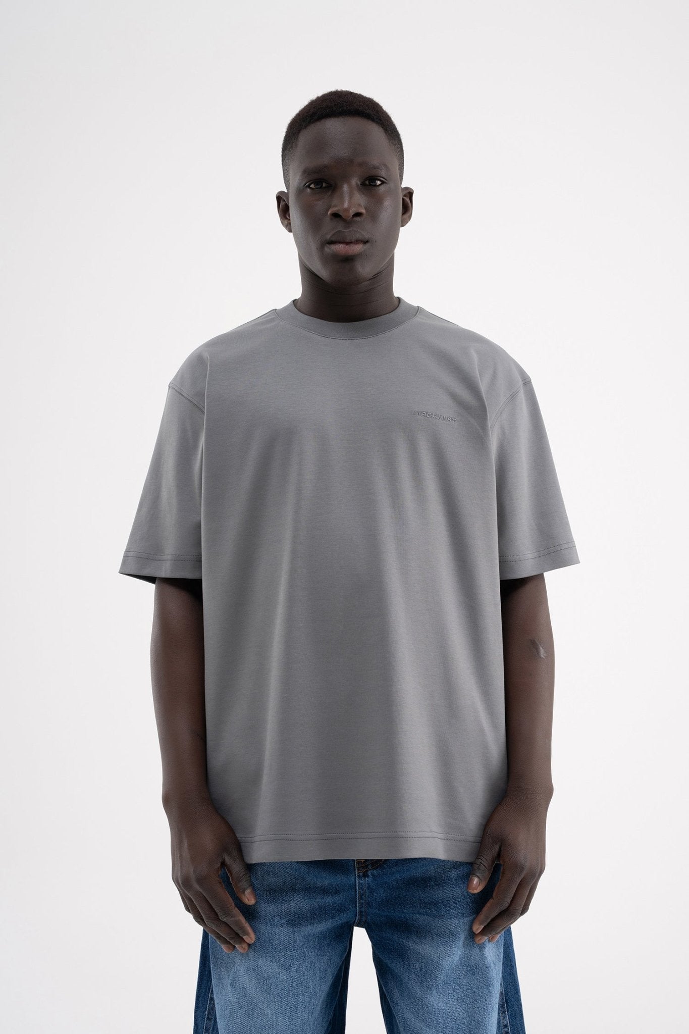 Erkek Basic Relaxed Tişört Duman