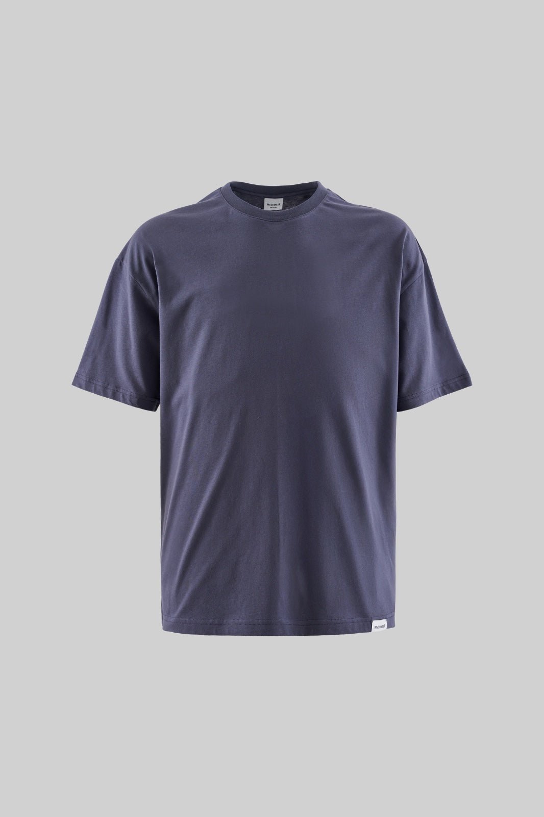 Erkek Basic Super Pamuklu Oversize Tişört Füme