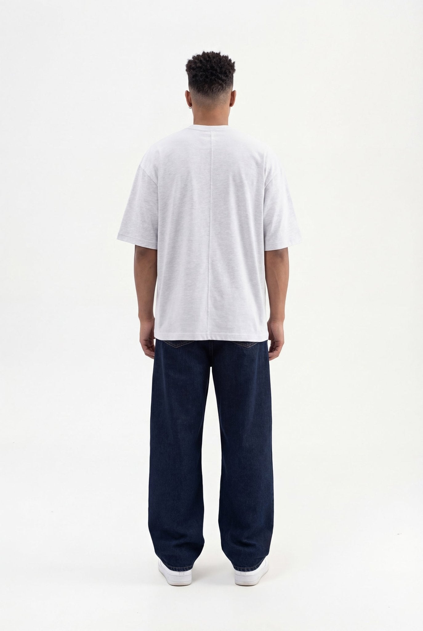 Erkek Basic Super Pamuklu Oversize Tişört Karmelanj