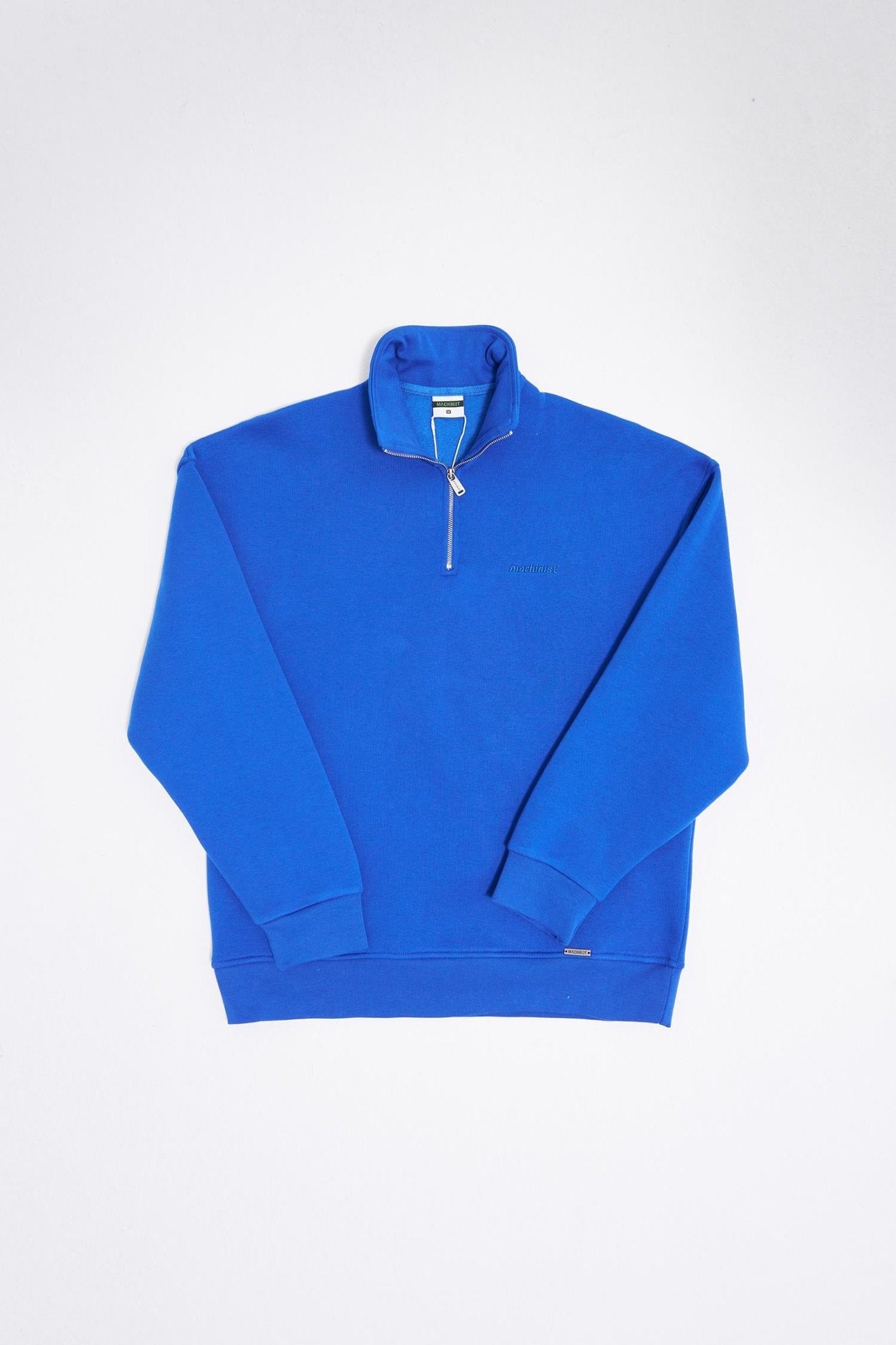 Erkek Basic Yüksek Yaka Sweatshirt Açık Mavi
