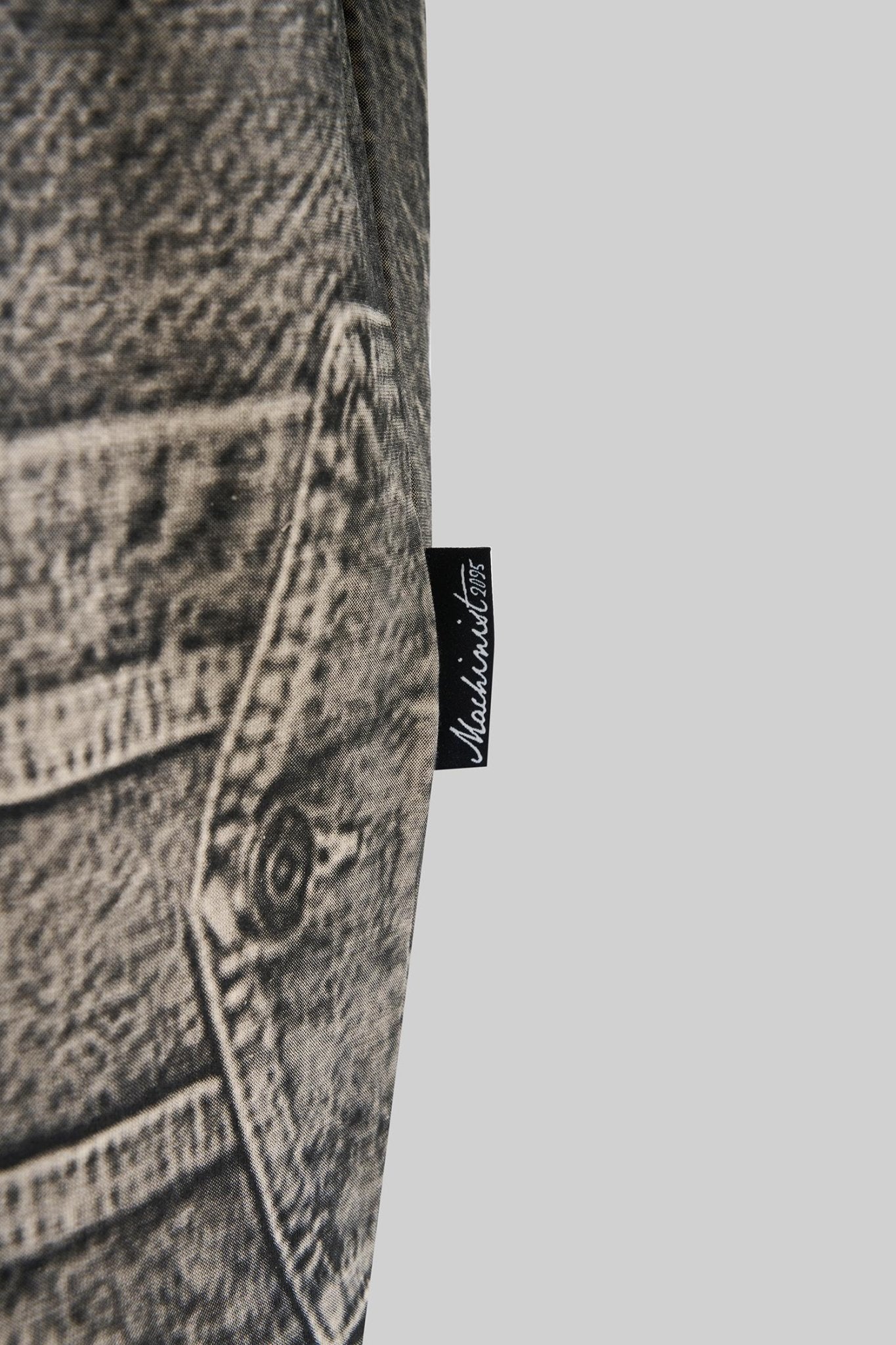 Erkek Denim Efect Oversi̇ze Ti̇şört Kahverengi