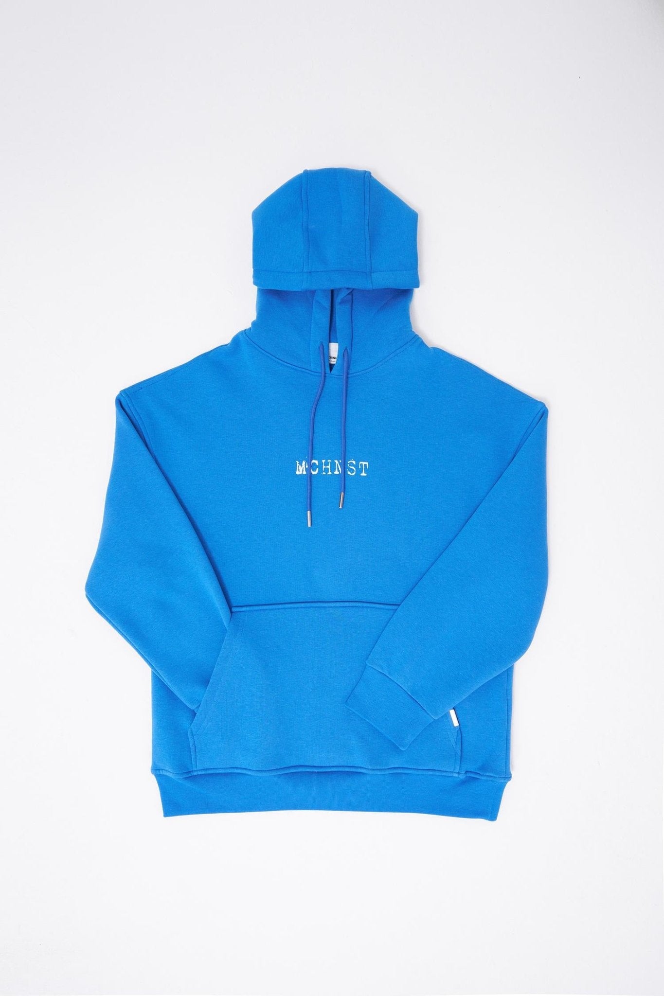 Erkek Good And Evil Baskılı Oversize Sweatshirt Saks Mavi