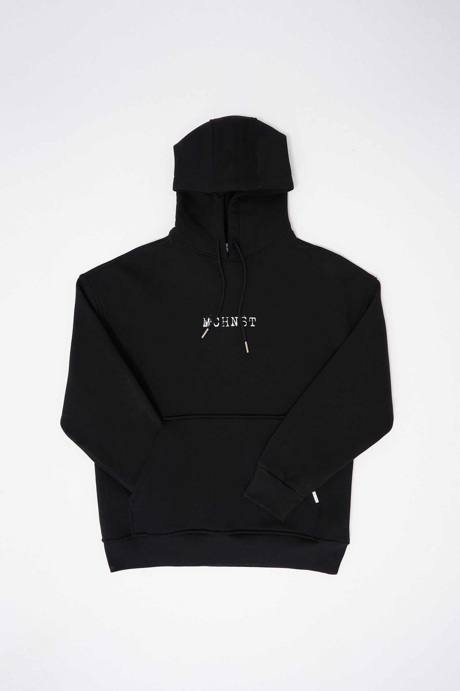 Erkek Good And Evil Baskılı Oversize Sweatshirt Siyah