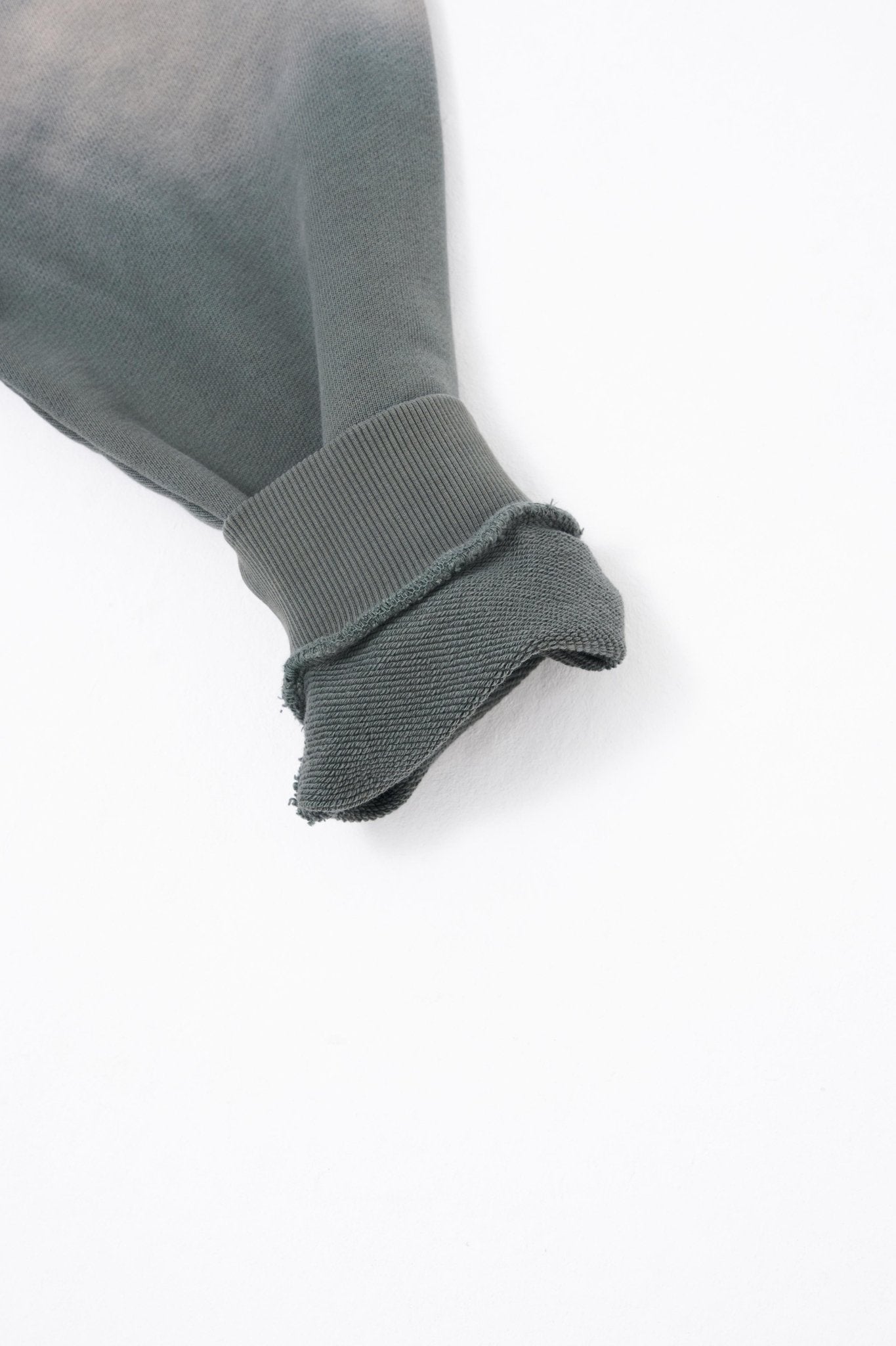 Erkek Gradient Yıkamalı Kapüşonlu Sweatshirt Haki